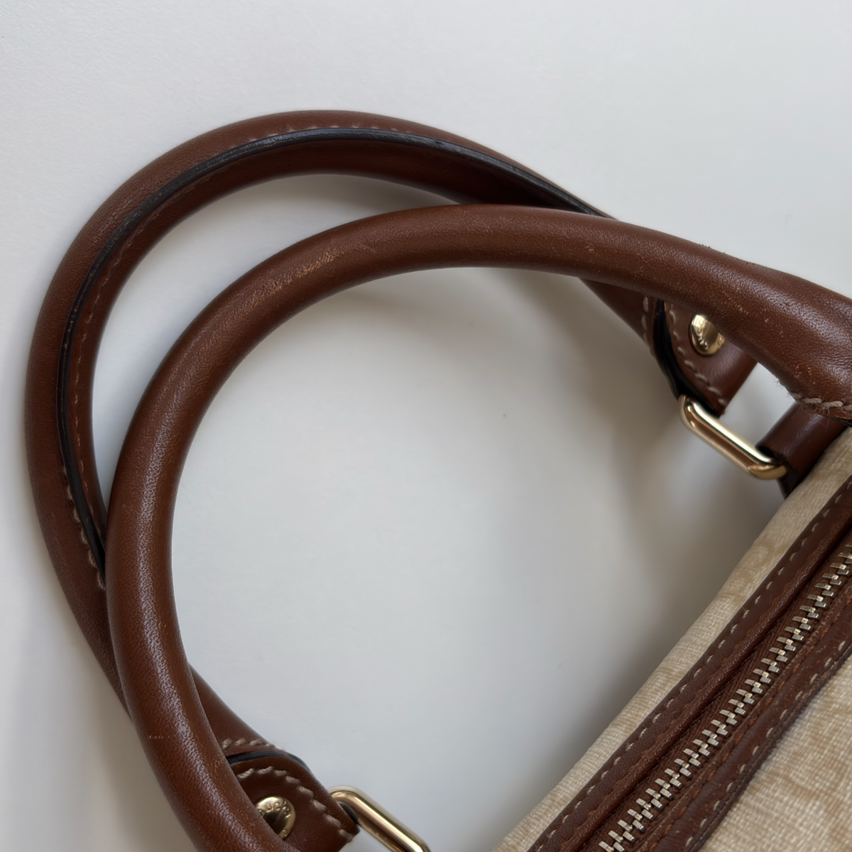Vintage Cream Gucci Joy Handbag