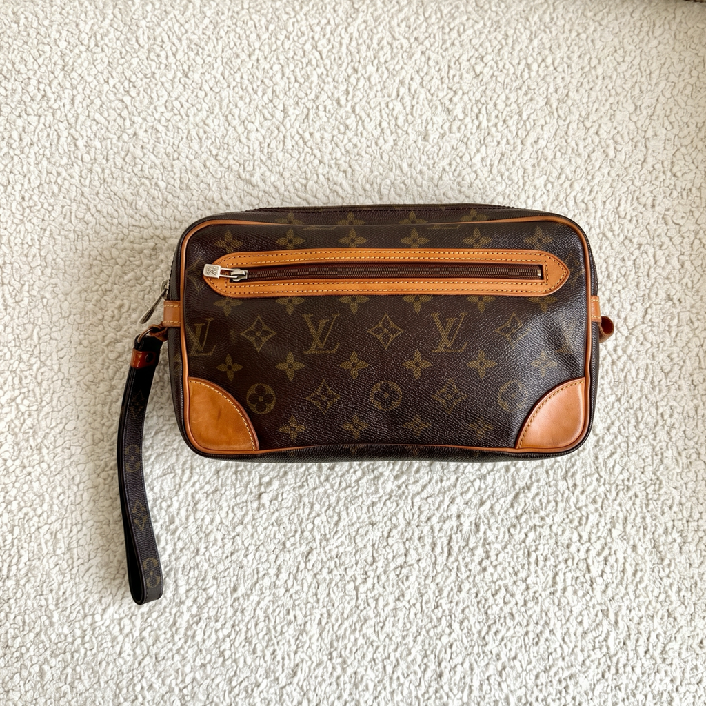 Vintage Louis Vuitton Monogram Clutch Bag