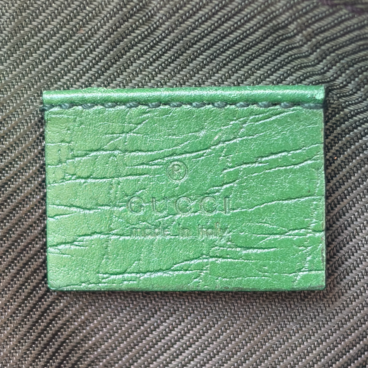 Vintage Beige Gucci Boat Bag