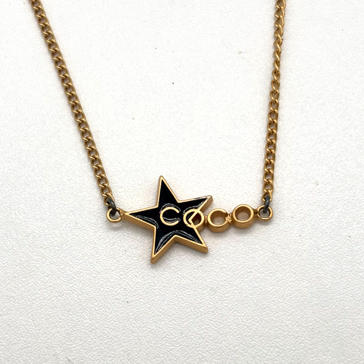 Vintage Gold Chanel Coco Necklace