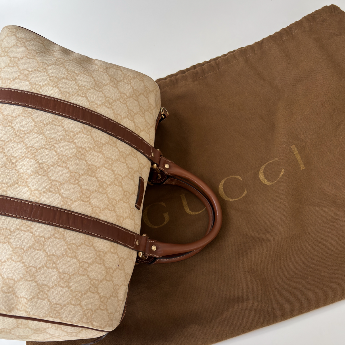Vintage Cream Gucci Joy Handbag