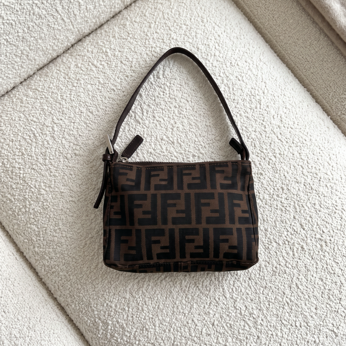 Vintage Fendi Zucca Shoulder Bag