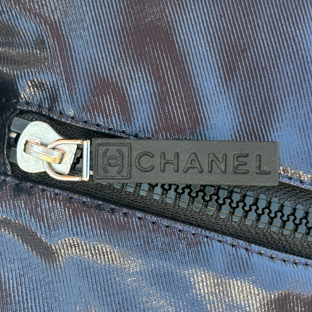 Vintage Navy Chanel Duffle Bag