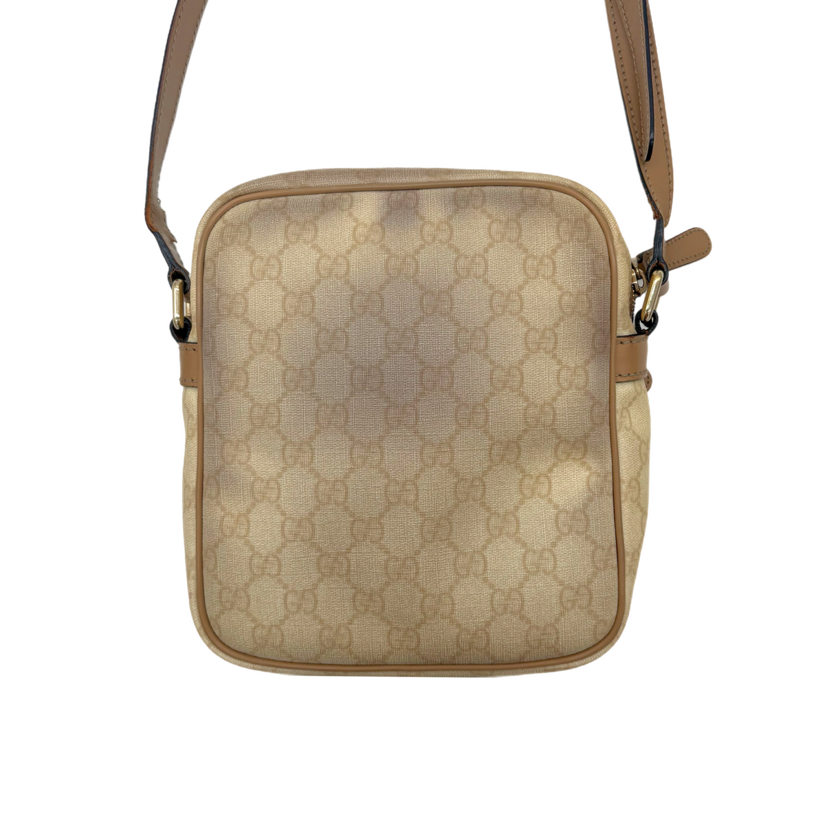 Vintage Light Beige Gucci Crossbody Bag