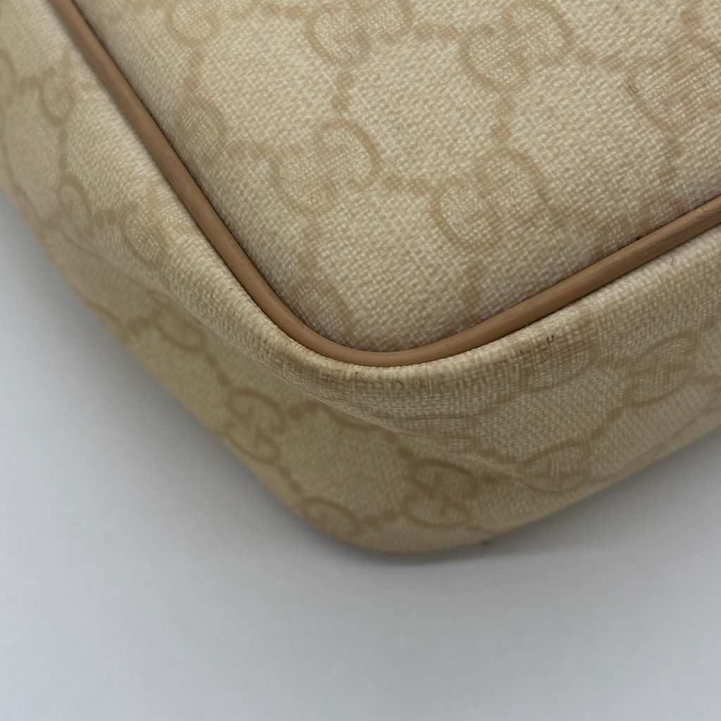 Vintage Light Beige Gucci Crossbody Bag