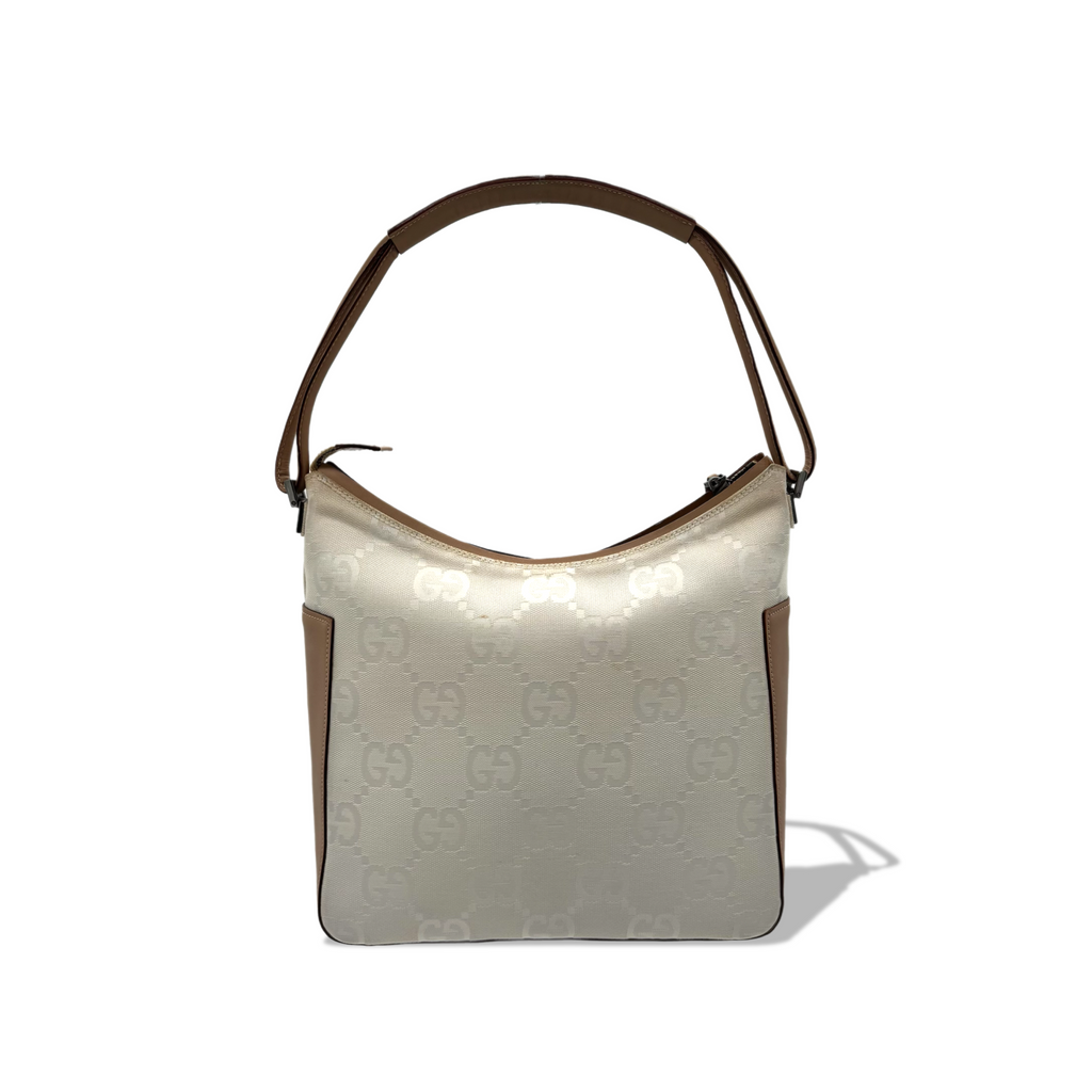 Vintage White Gucci Hobo Bag
