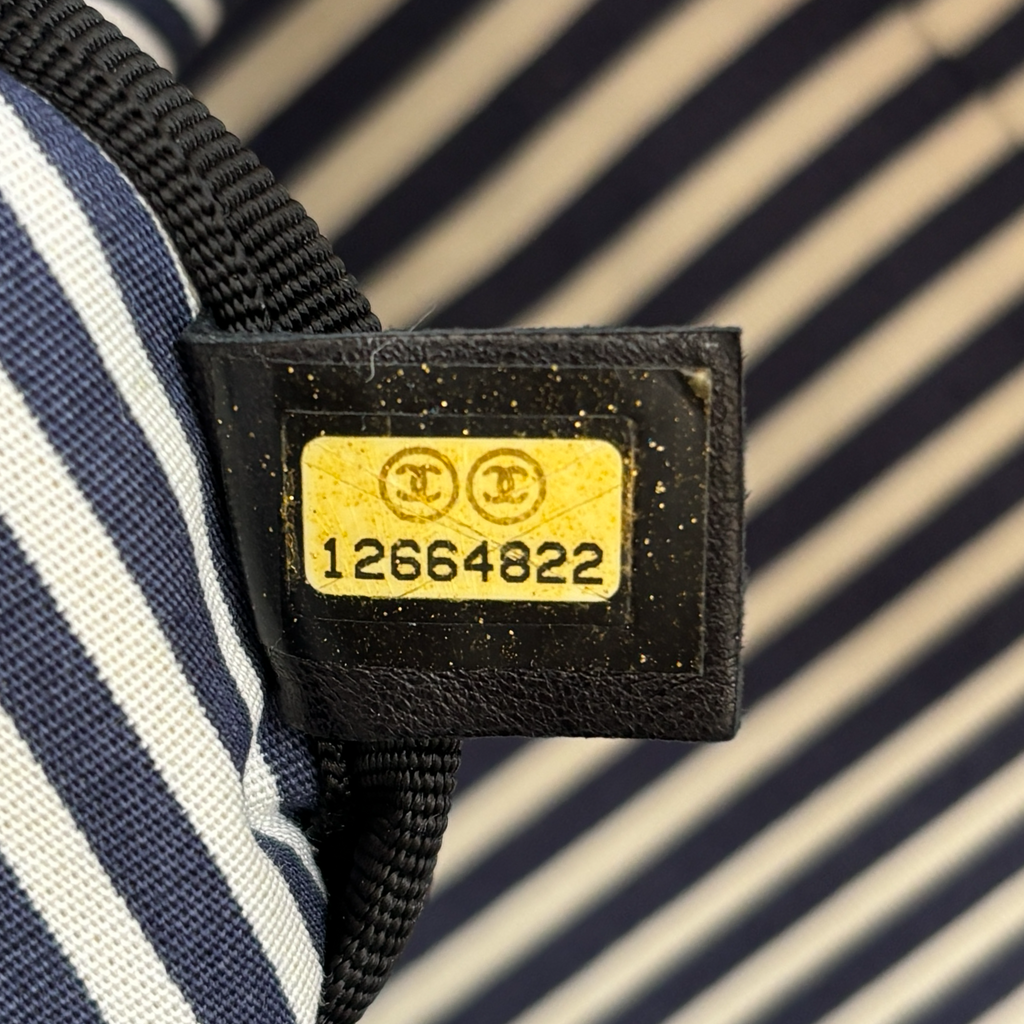 Vintage Navy Chanel Duffle Bag