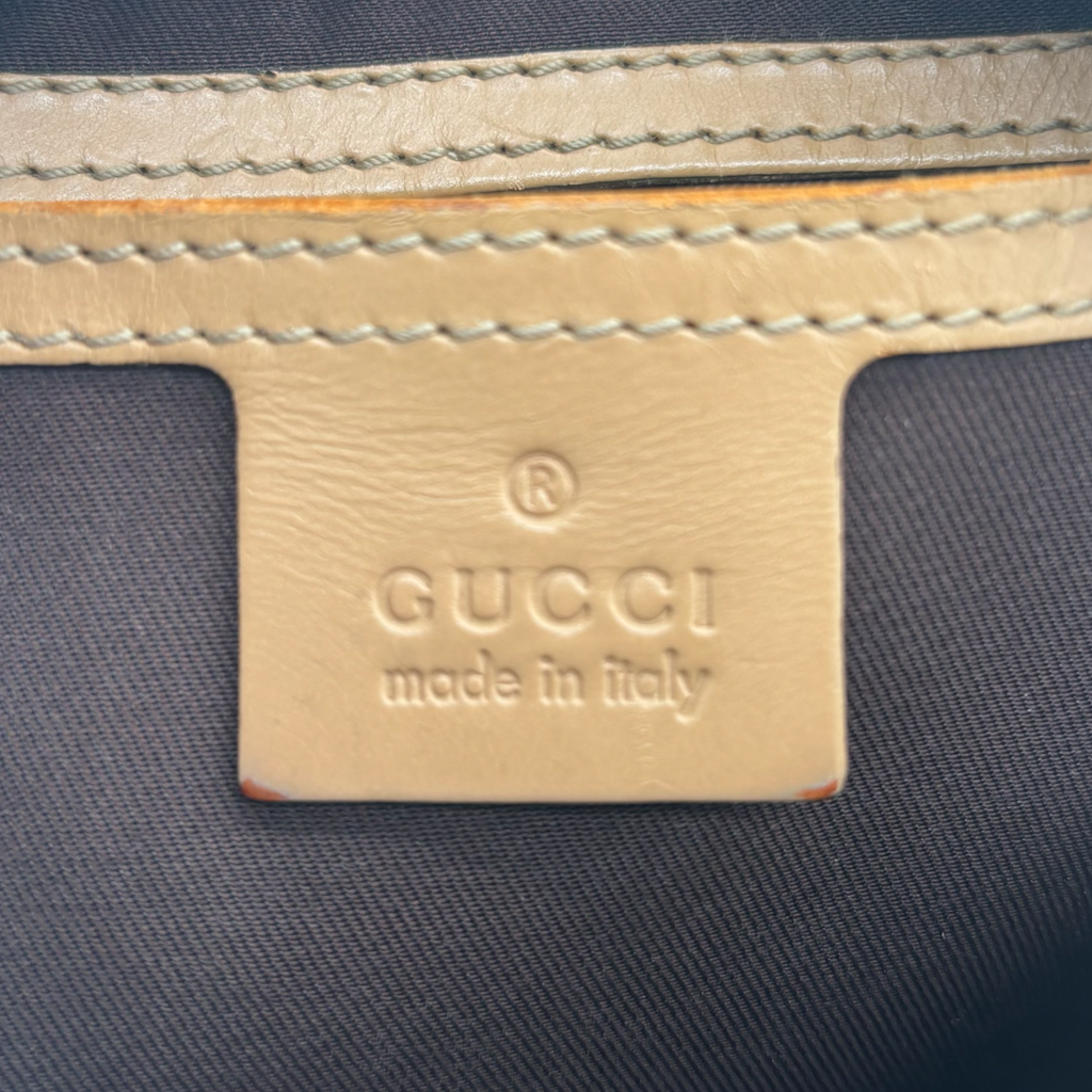 Vintage Light Beige Gucci Crossbody Bag