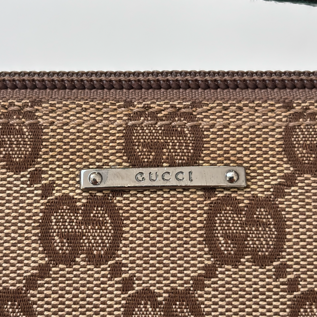 Vintage Beige Gucci Boat Bag