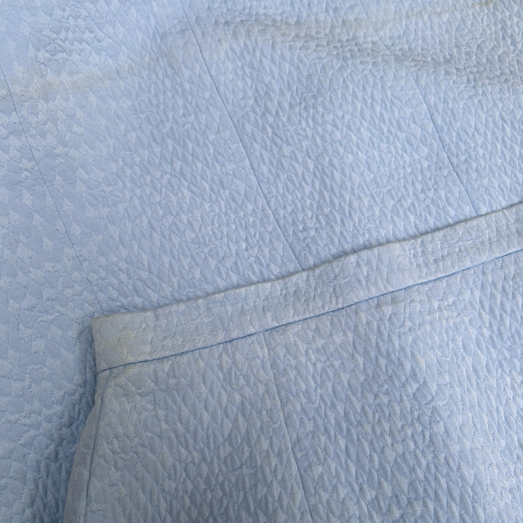 Vintage Baby Blue Chanel Two Piece Suit Set