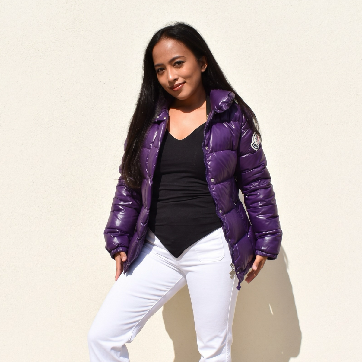 Vintage Purple Moncler Everest Jacket