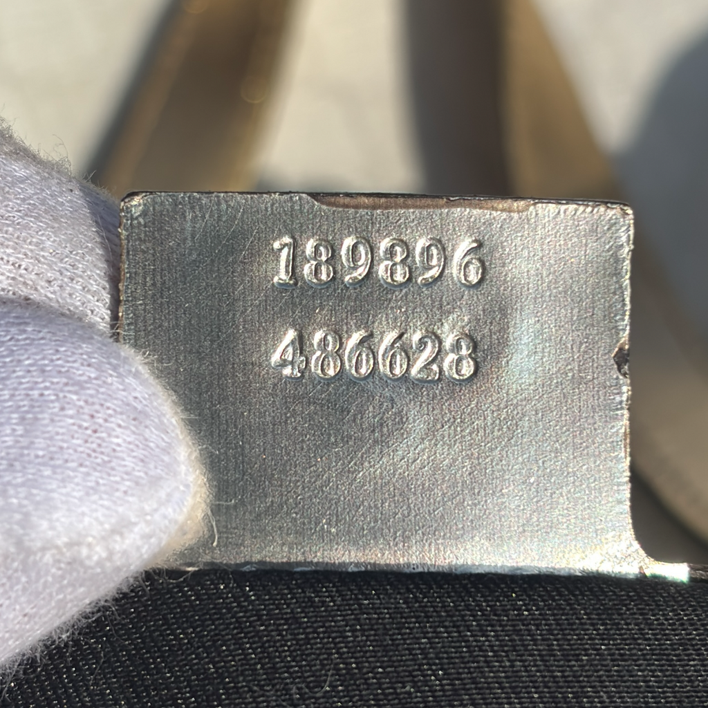 Vintage Silver Gucci Tote Bag