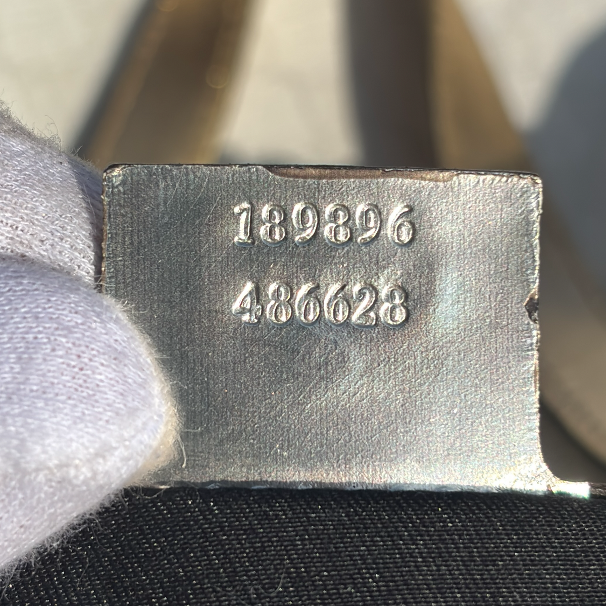 Vintage Silver Gucci Tote Bag