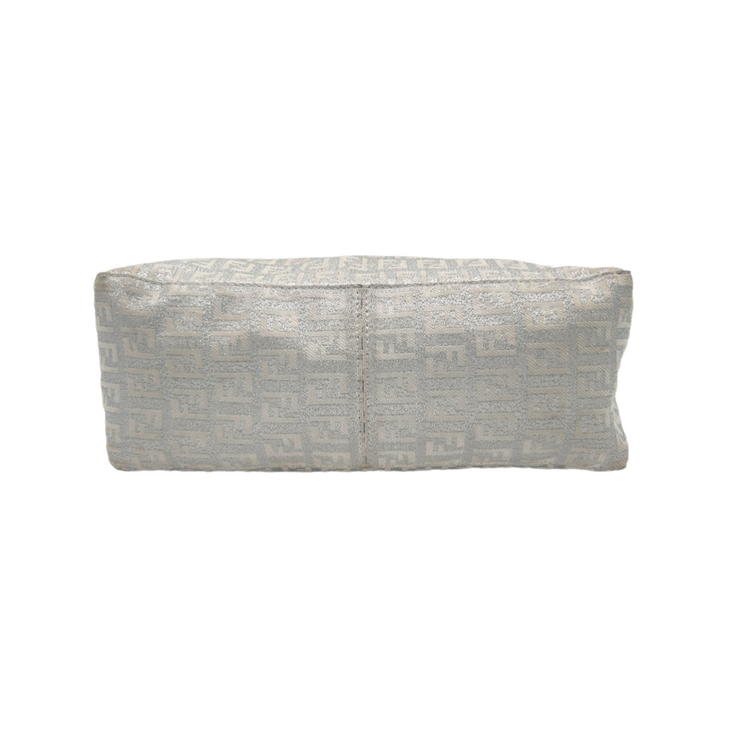 Vintage Silver Fendi Glitter Shoulder Bag