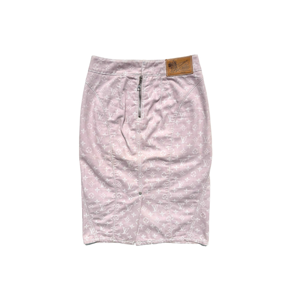 Vintage Pink Louis Vuitton Monogram Skirt
