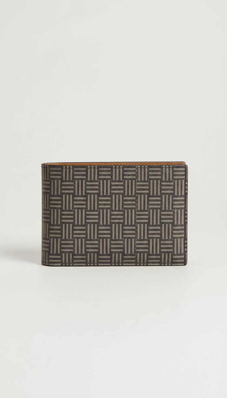 Monogram Bifold Wallet In Canvas