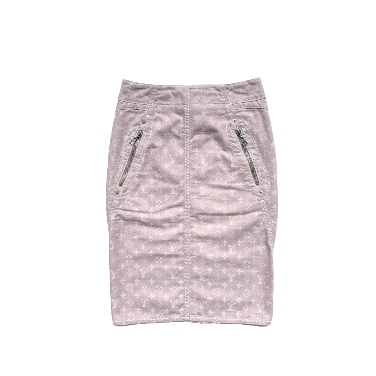 Vintage Pink Louis Vuitton Monogram Skirt