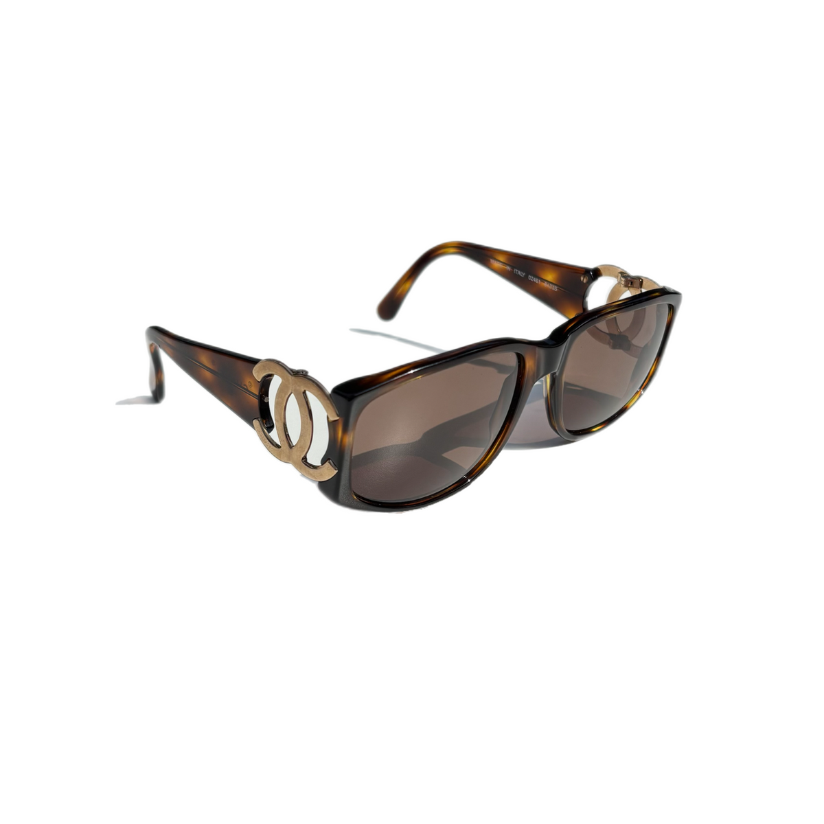 Vintage Brown Chanel CC Sunglasses
