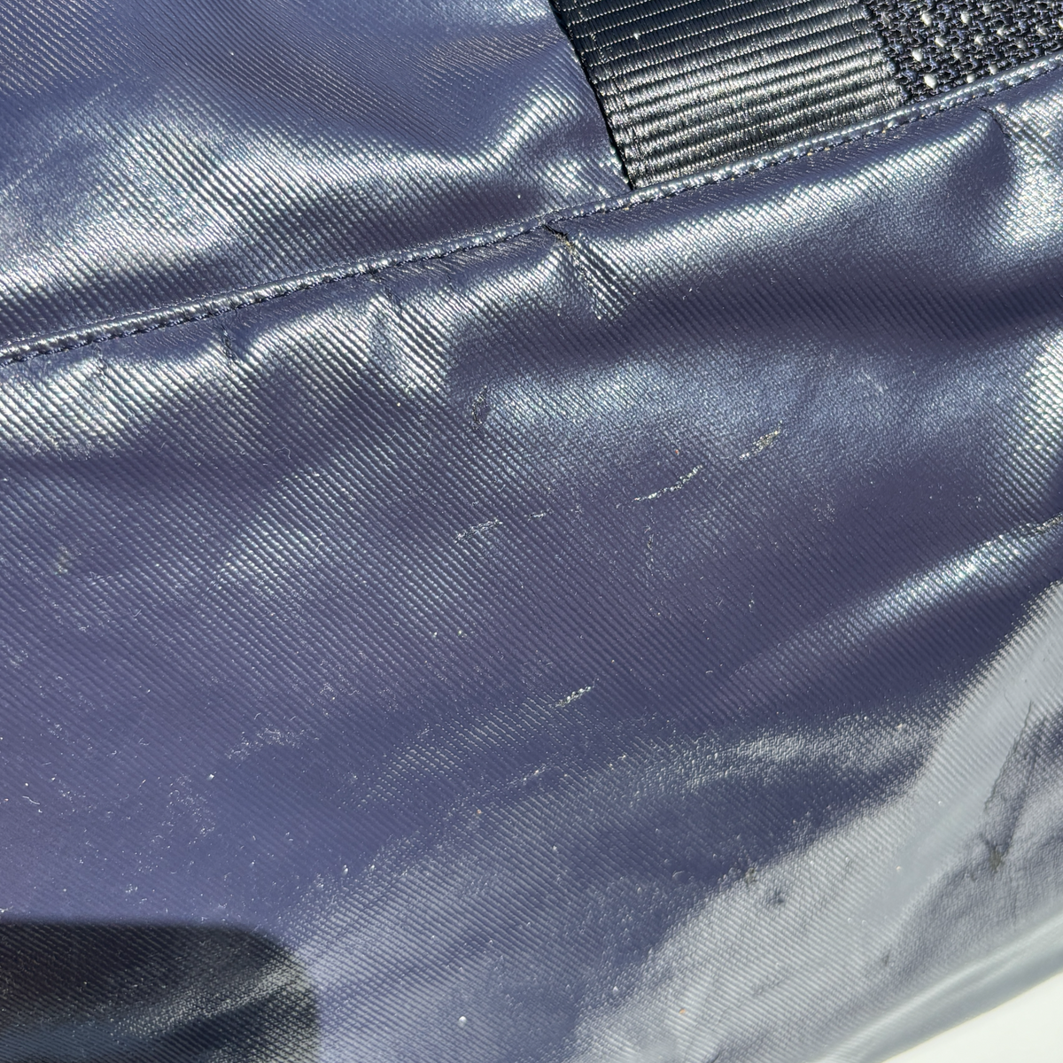 Vintage Navy Chanel Duffle Bag