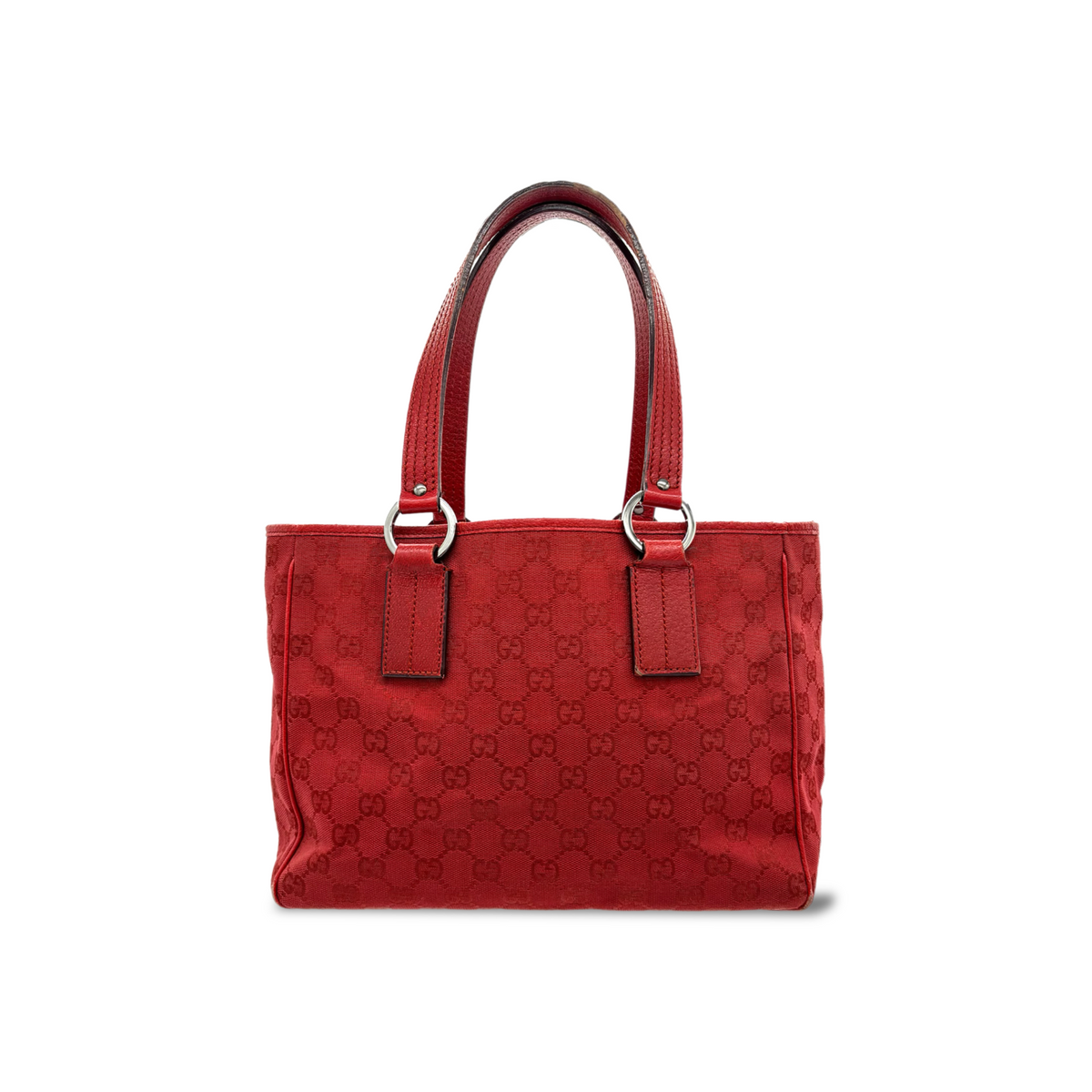 Vintage Red Gucci Tote Bag