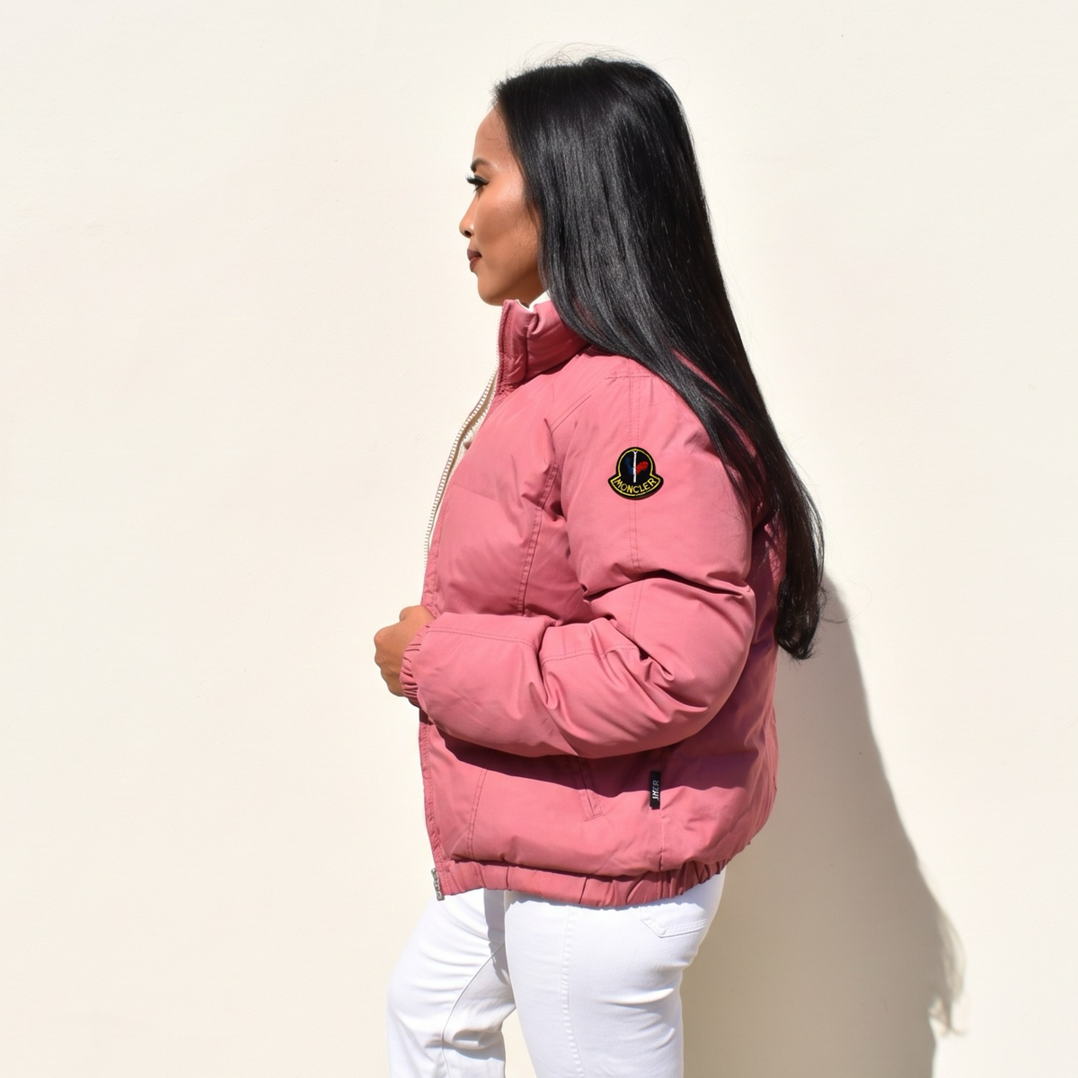 Vintage Reversible Pink Moncler Ski Jacket
