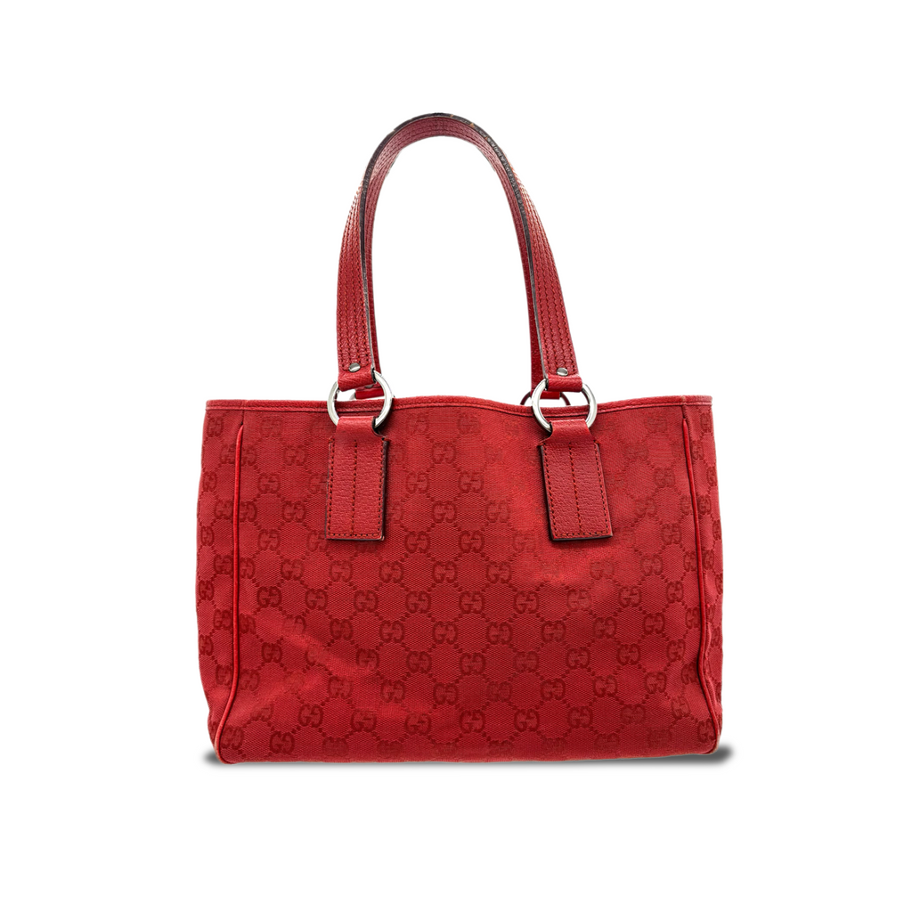Vintage Red Gucci Tote Bag
