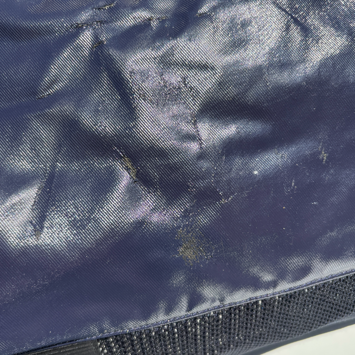 Vintage Navy Chanel Duffle Bag