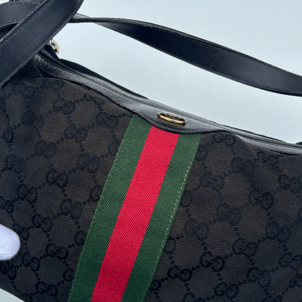 Vintage Black Gucci Ophidia Shoulder Bag