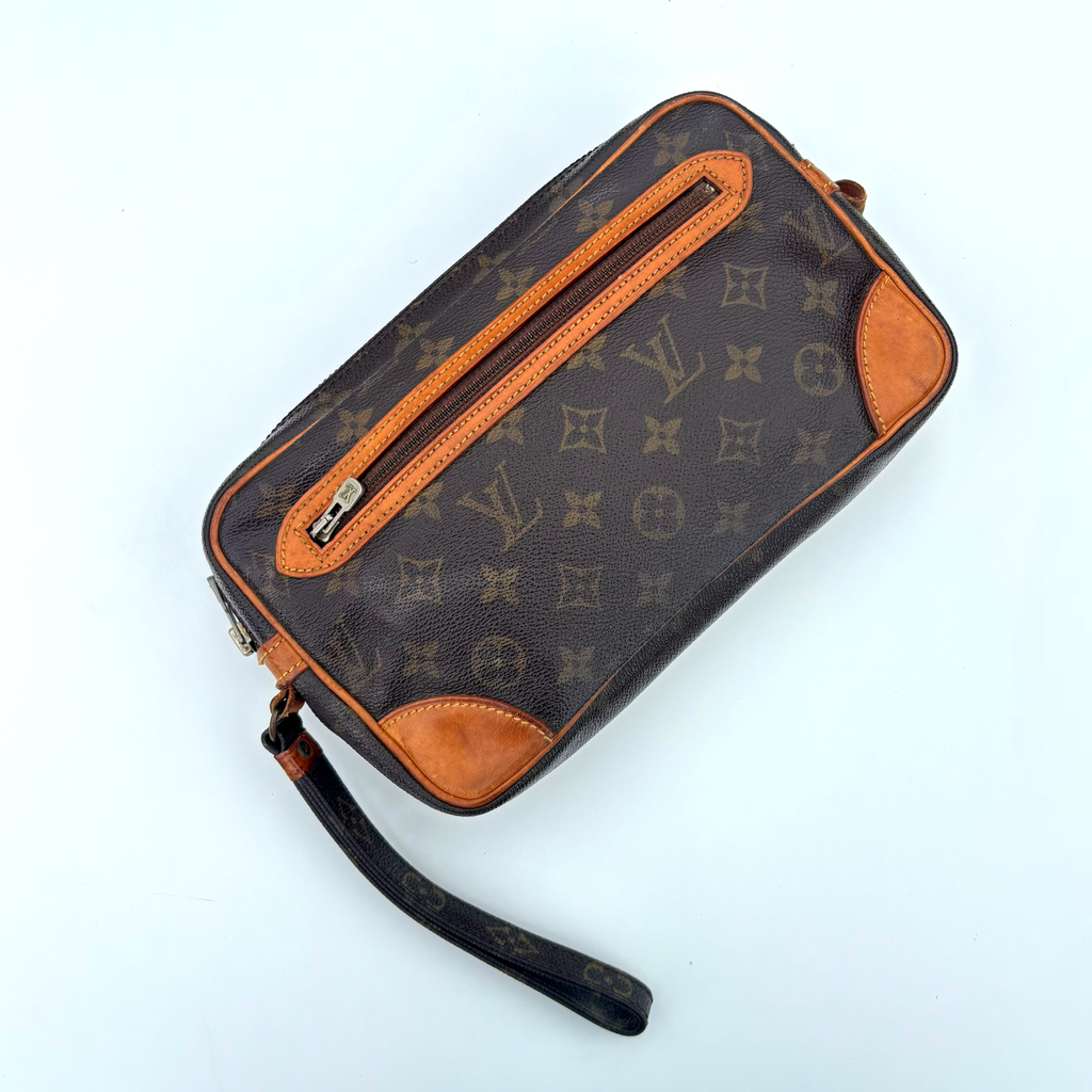 Vintage Louis Vuitton Monogram Clutch Bag
