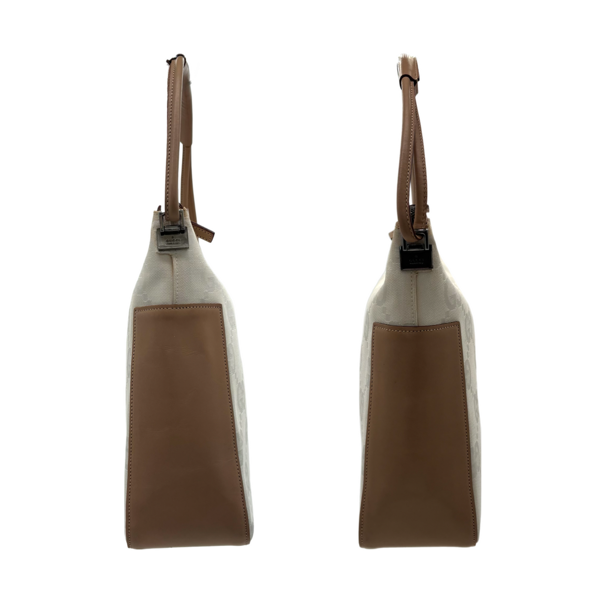 Vintage White Gucci Hobo Bag