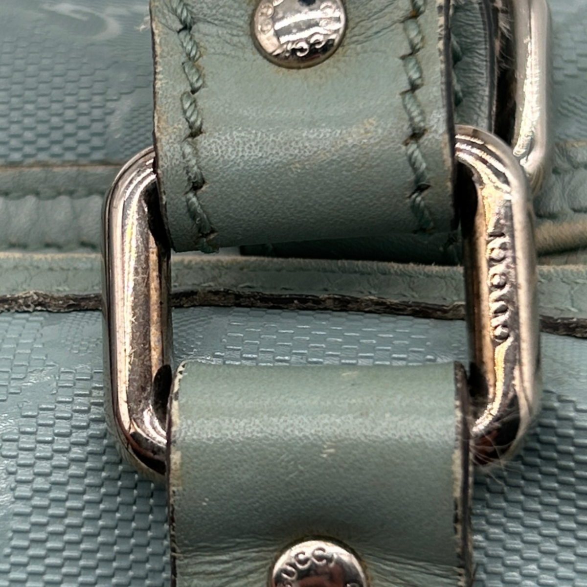Vintage Blue Gucci Joy Handbag