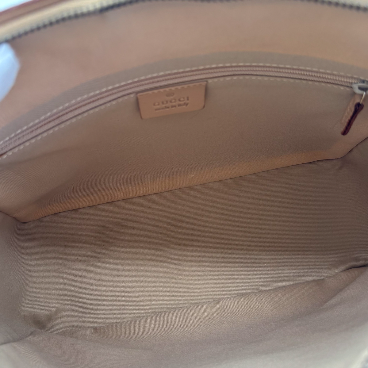 Vintage White Gucci Hobo Bag
