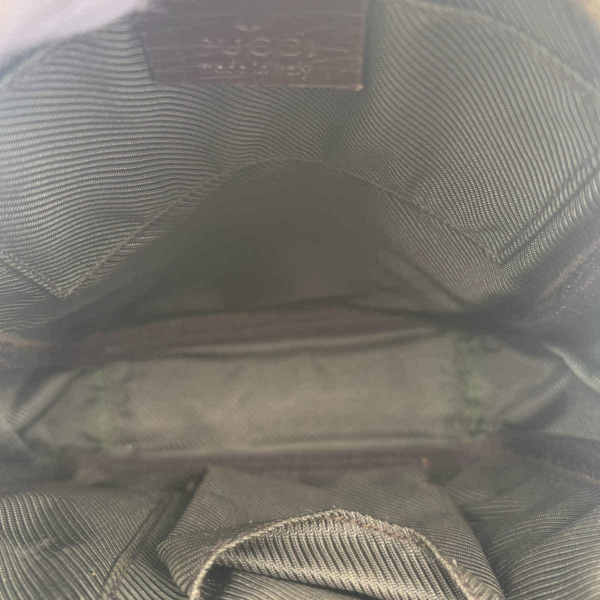 Vintage Beige Gucci Crossbody Bag