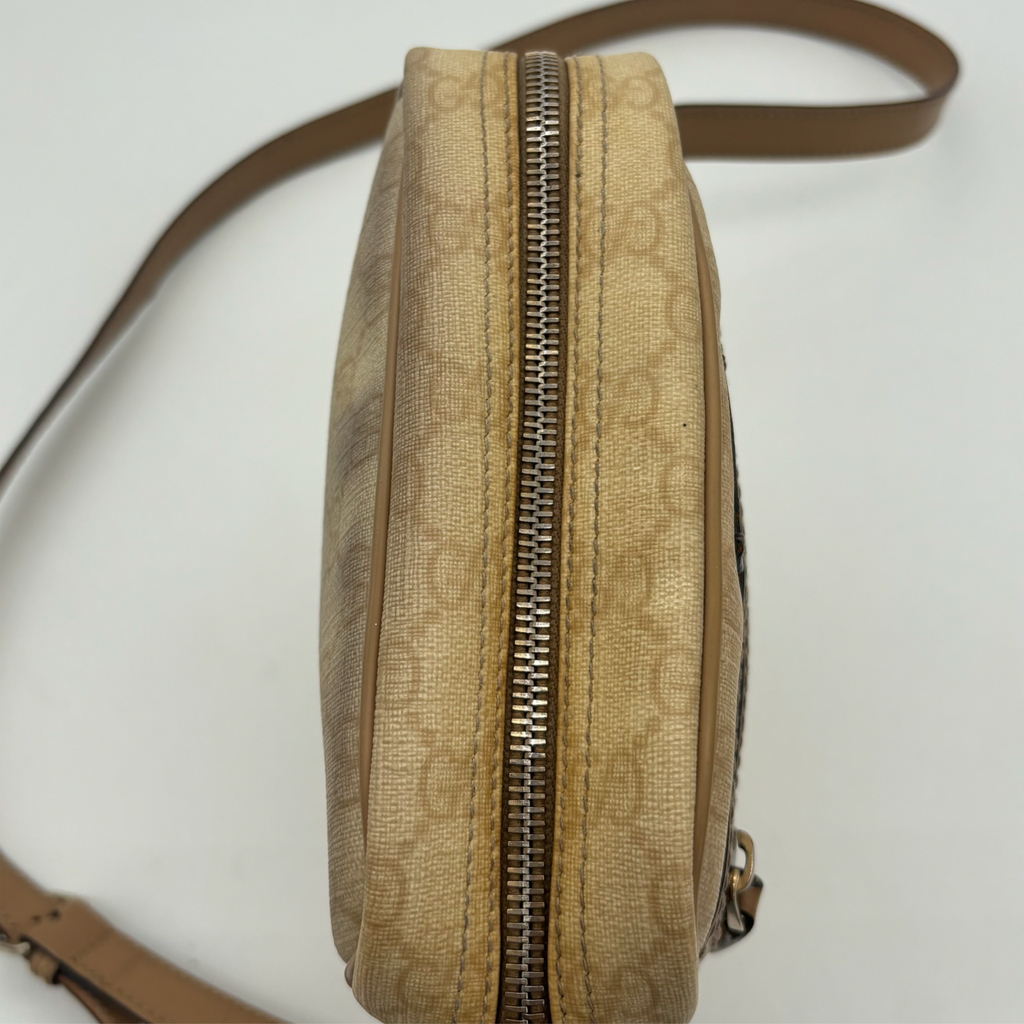 Vintage Light Beige Gucci Crossbody Bag