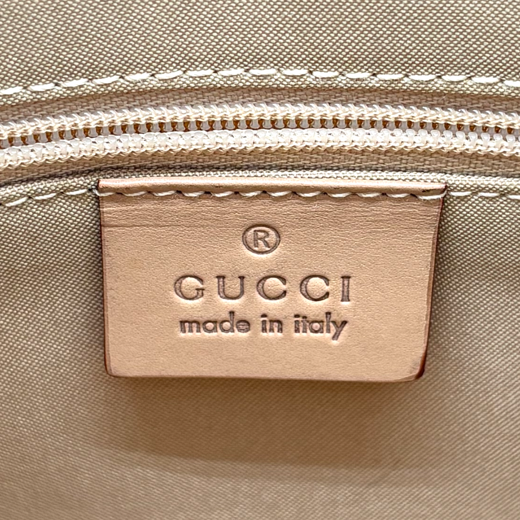 Vintage White Gucci Hobo Bag