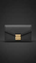 Epi Leather Envelope Clutch