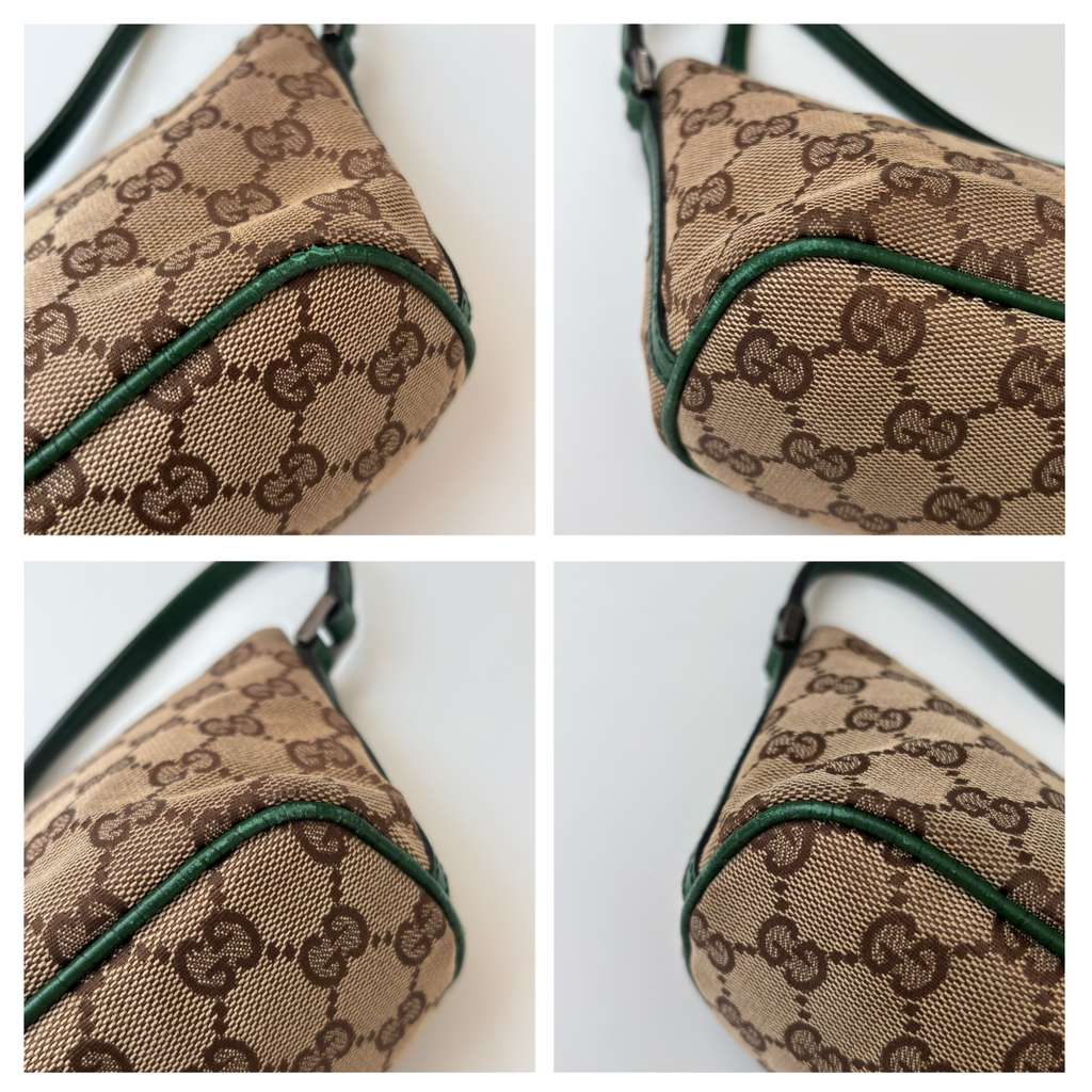 Vintage Beige Gucci Boat Bag