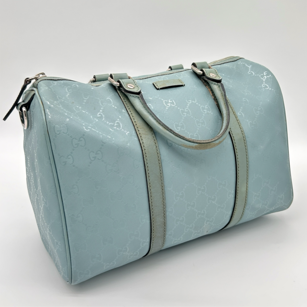 Vintage Blue Gucci Joy Handbag