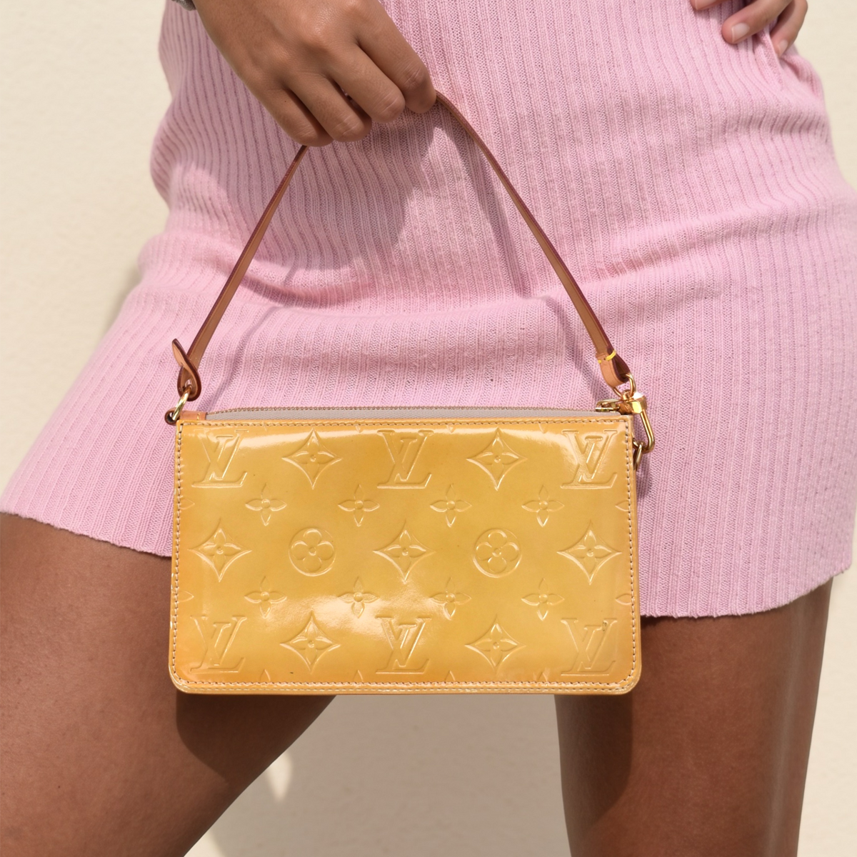 Vintage Yellow Louis Vuitton Lexington Bag