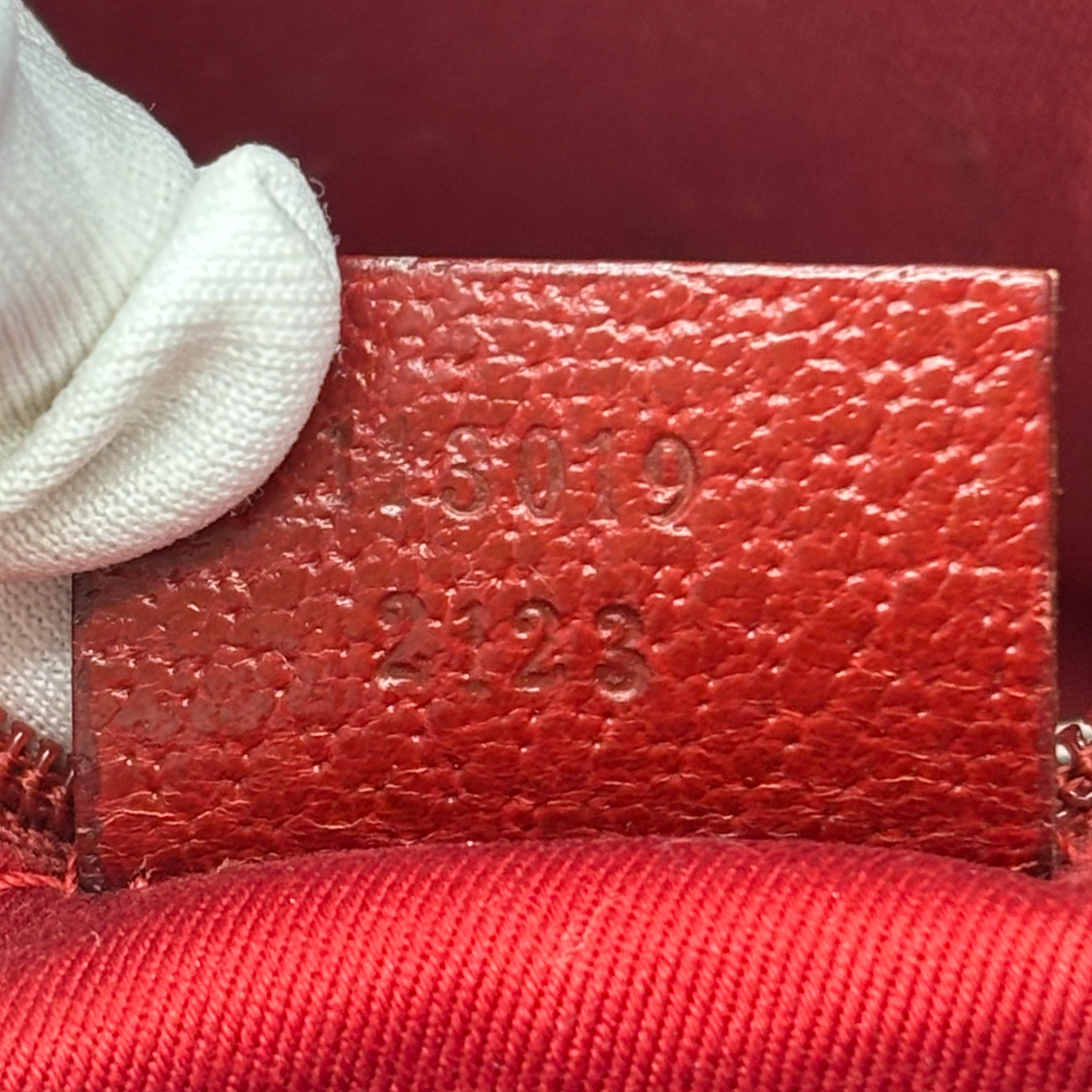 Vintage Red Gucci Tote Bag