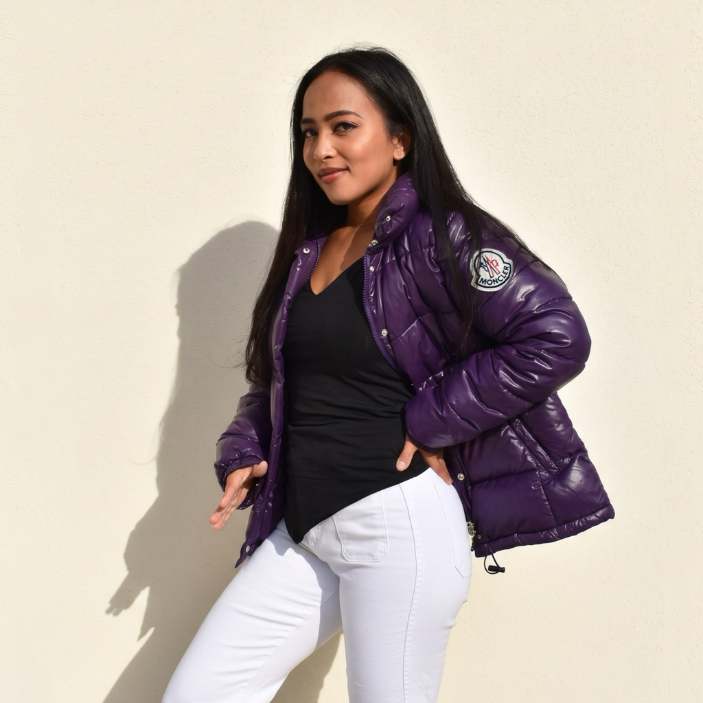 Vintage Purple Moncler Everest Jacket
