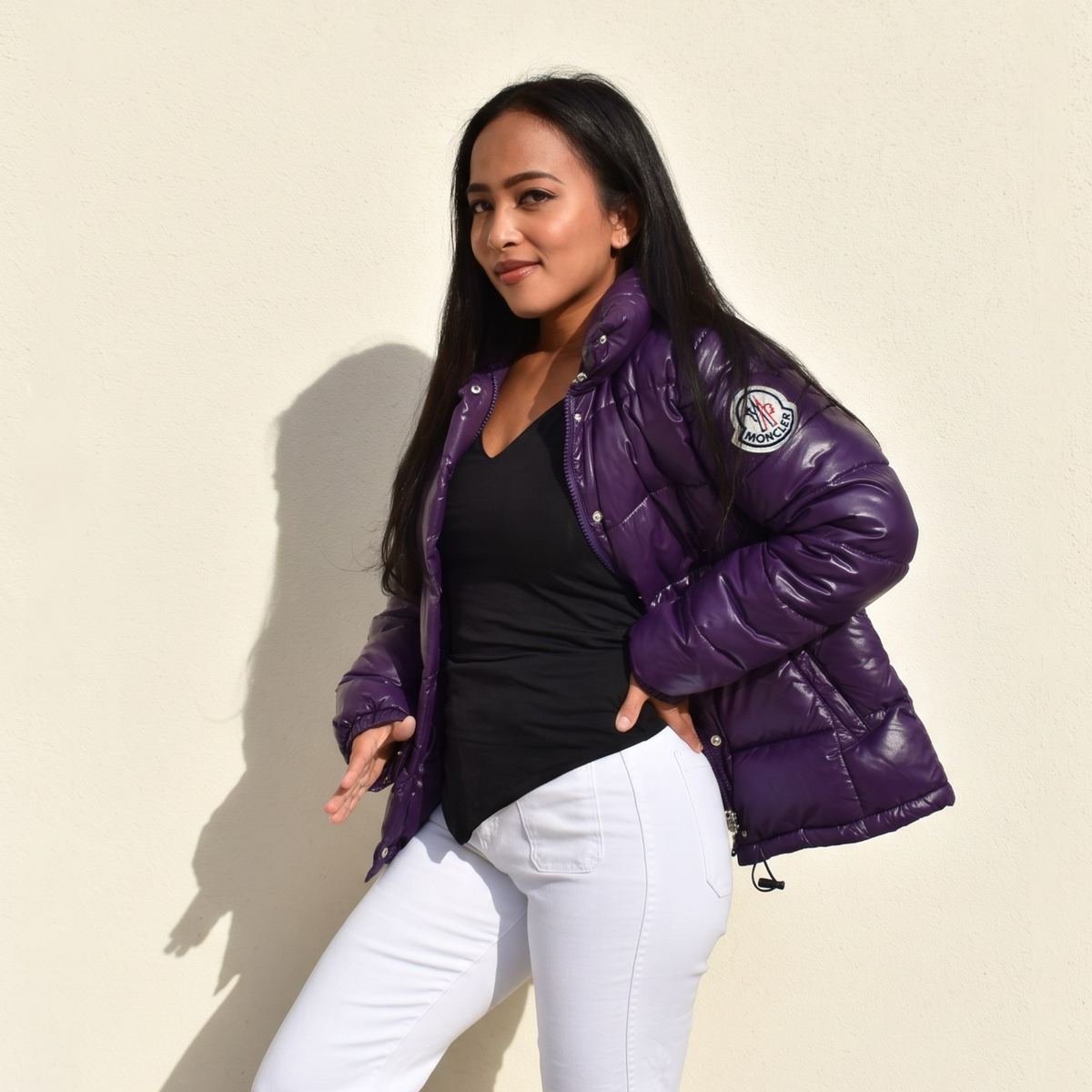 Vintage Purple Moncler Everest Jacket