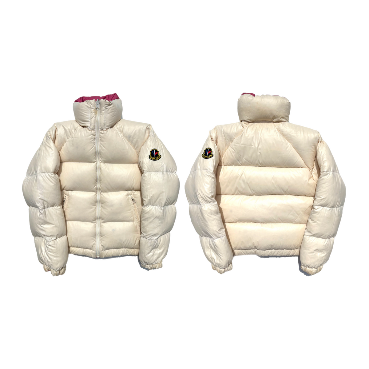 Vintage Reversible Pink Moncler Ski Jacket