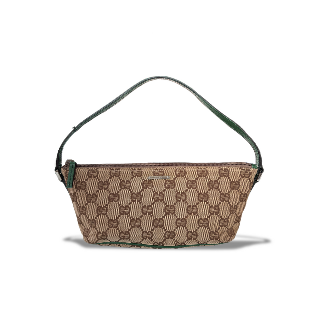 Vintage Beige Gucci Boat Bag