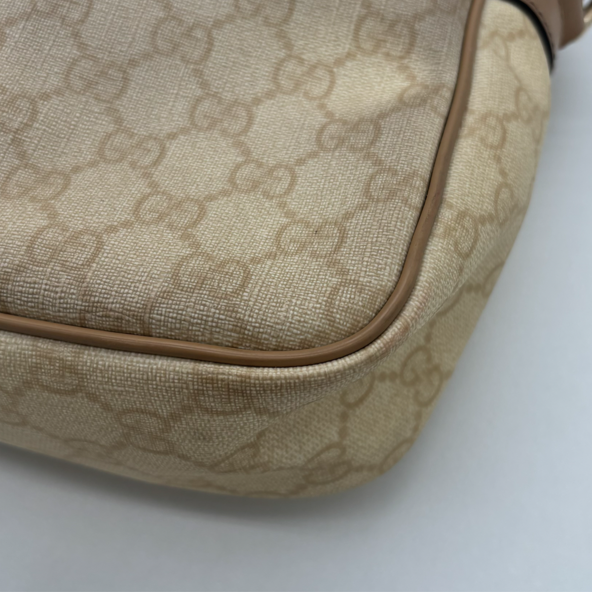 Vintage Light Beige Gucci Crossbody Bag