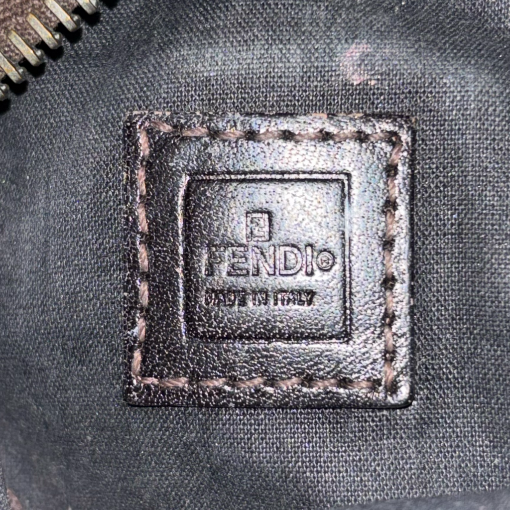 Vintage Beige Fendi Cylinder Bag