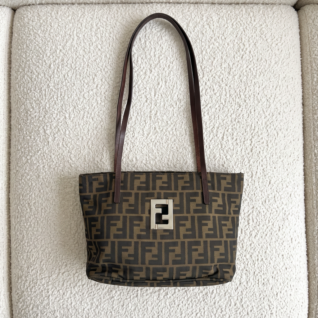 Vintage Fendi Zucca Tote Bag