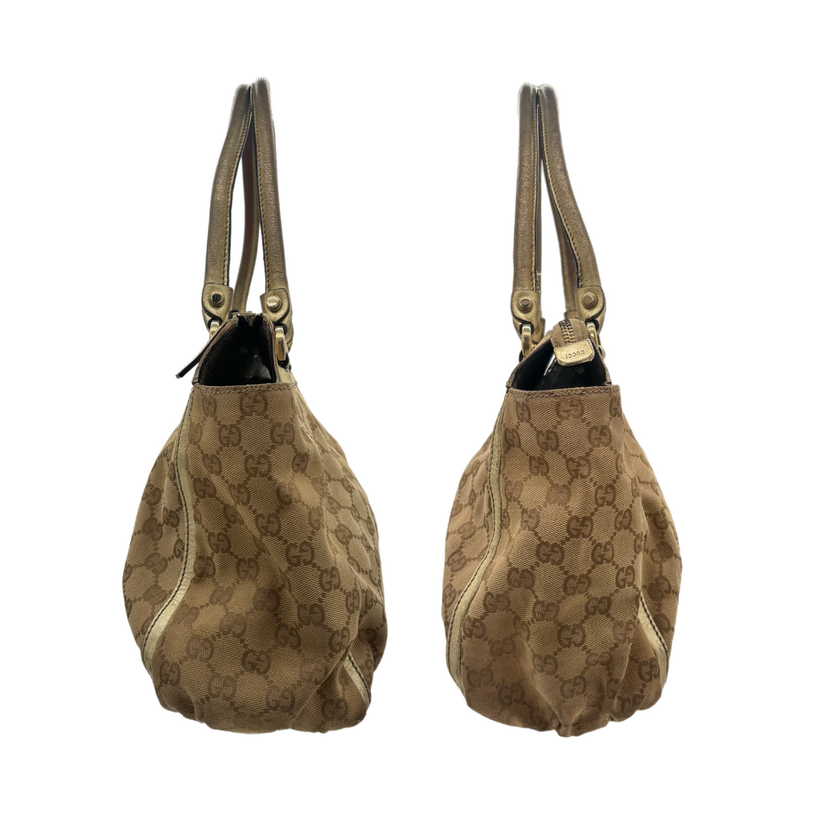 Vintage Beige Gucci Abbey Bag