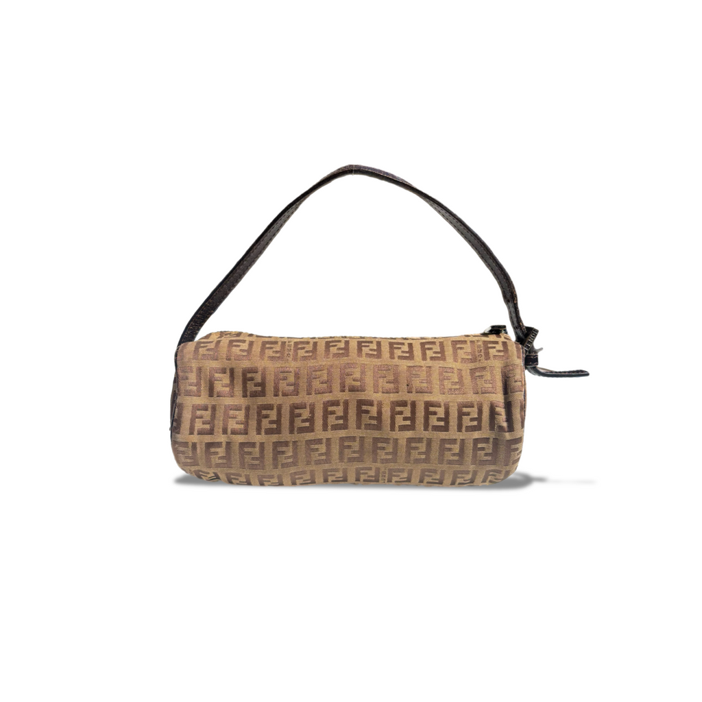 Vintage Beige Fendi Cylinder Bag