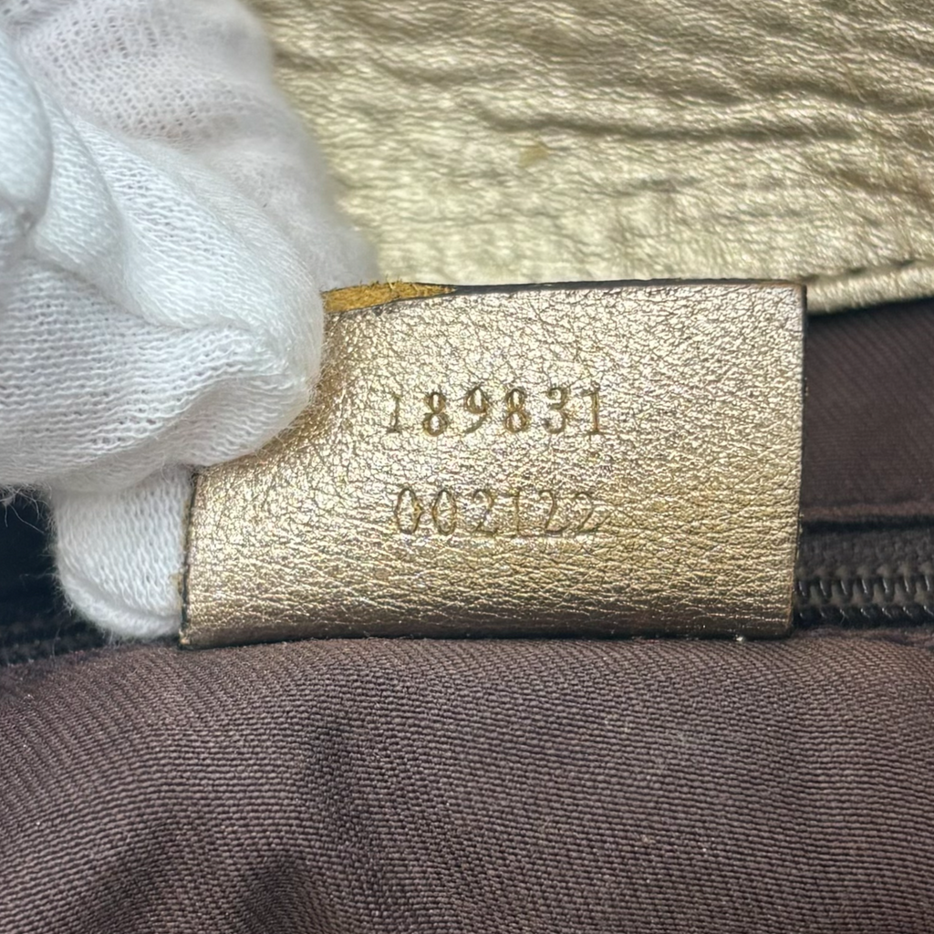 Vintage Beige Gucci Abbey Bag